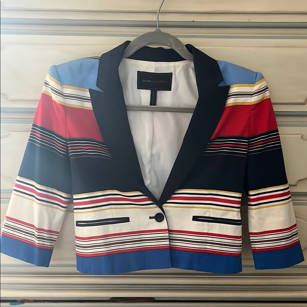 BCBGMaxAzria | Multicolor Striped Blazer